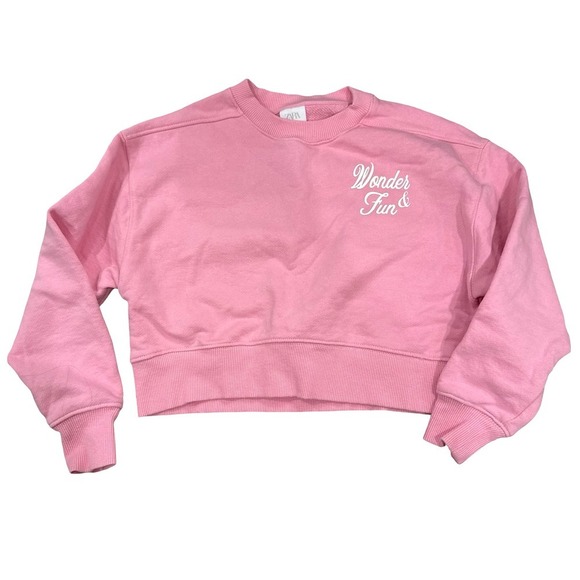 Zara Other - Zara Sweatshirt Pink Hermosa Beach Wonder Fun Graphic Kids Size 9-10